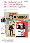 Brooker / Bru / Thacker |  The Oxford Critical and Cultural History of Modernist Magazines | Buch |  Sack Fachmedien
