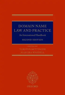 Bettinger / Waddell |  Domain Name Law and Practice | Buch |  Sack Fachmedien