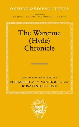 Houts / van Houts / Love |  The Warenne (Hyde) Chronicle | Buch |  Sack Fachmedien