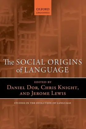 Dor / Knight / Lewis |  SOCIAL ORIGINS OF LANGUAGE SEL | Buch |  Sack Fachmedien