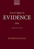 Munday |  Cross & Tapper on Evidence | Buch |  Sack Fachmedien