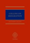 Collins |  Collins on Defamation | Buch |  Sack Fachmedien