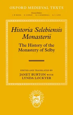 Burton |  HISTORIA SELEBIENSIS MONASTERII OMT C | Buch |  Sack Fachmedien