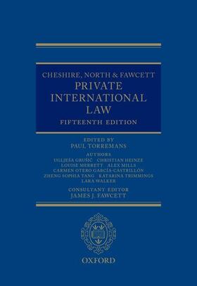 Grusic / Torremans / Heinze | Cheshire, North & Fawcett: Private International Law | Buch | 978-0-19-967898-3 | sack.de
