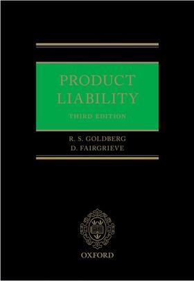 Fairgrieve / Goldberg | Product Liability | Buch | 978-0-19-967923-2 | sack.de