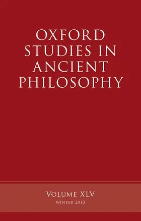 Inwood |  Oxford Studies in Ancient Philosophy, Volume 45 | Buch |  Sack Fachmedien