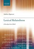 Spencer |  Lexical Relatedness | Buch |  Sack Fachmedien