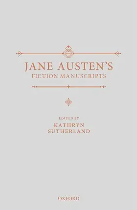 Sutherland |  Jane Austen's Fiction Manuscripts | Buch |  Sack Fachmedien