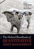 Scherer / Winston |  The Oxford Handbook of Quantitative Asset Management | Buch |  Sack Fachmedien
