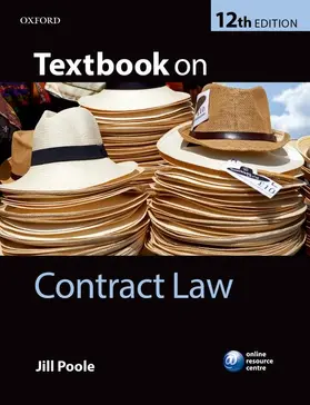 Poole |  Textbook on Contract Law | Buch |  Sack Fachmedien