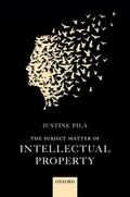 Pila |  The Subject Matter of Intellectual Property | Buch |  Sack Fachmedien