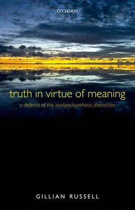 Russell |  Truth in Virtue of Meaning | Buch |  Sack Fachmedien
