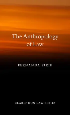 Pirie |  The Anthropology of Law | Buch |  Sack Fachmedien