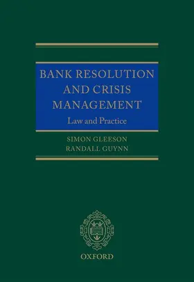 Gleeson / Guynn |  BANK RESOLUT & CRISIS MANAGEM | Buch |  Sack Fachmedien