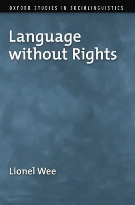 Wee |  Language without Rights | Buch |  Sack Fachmedien