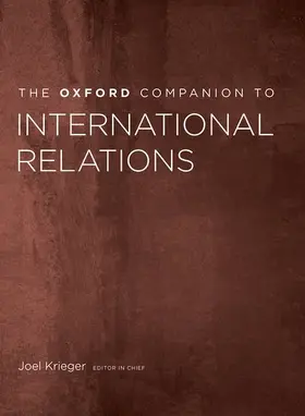 Krieger / Murphy / Kaya |  The Oxford Companion to International Relations | Buch |  Sack Fachmedien