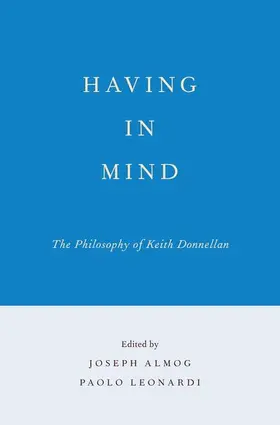 Almog / Leonardi |  Having in Mind | Buch |  Sack Fachmedien