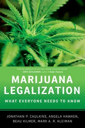 Caulkins / Hawken / Kilmer |  Marijuana Legalization | Buch |  Sack Fachmedien