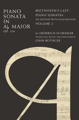 Schenker |  PIANO SONATA IN AB, OP. 110 VOL 2 C | Buch |  Sack Fachmedien