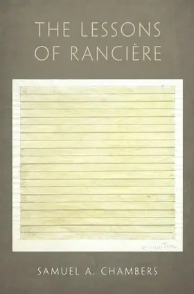Chambers |  Lessons of Ranciere | Buch |  Sack Fachmedien