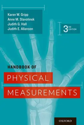 Gripp / Slavotinek / Allanson |  Handbook of Physical Measurements (Updated, Revised) | Buch |  Sack Fachmedien