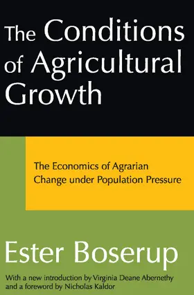 Boserup |  The Conditions of Agricultural Growth | Buch |  Sack Fachmedien
