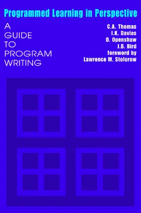 Davies |  Programmed Learning in Perspective | Buch |  Sack Fachmedien