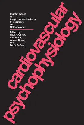 Obrist / Black / Brener |  Cardiovascular Psychophysiology | Buch |  Sack Fachmedien