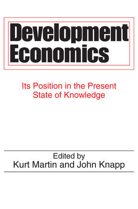 Knapp / Martin | Development Economics | Buch | 978-0-202-36148-2 | sack.de