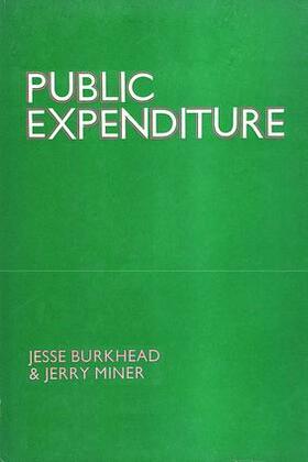 Miner / Stevens | Public Expenditure | Buch | 978-0-202-36151-2 | sack.de