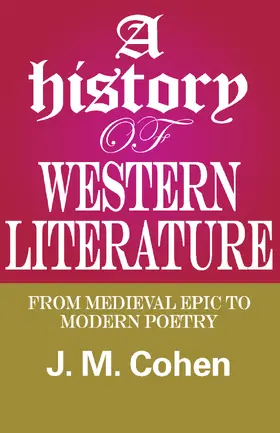 Mitchell / Cohen |  A History of Western Literature | Buch |  Sack Fachmedien