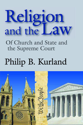 Eddy / Kurland | Religion and the Law | Buch | 978-0-202-36304-2 | sack.de