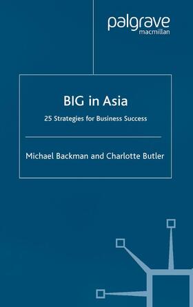 Backman / Butler | Big in Asia | Buch | 978-0-230-00027-8 | sack.de