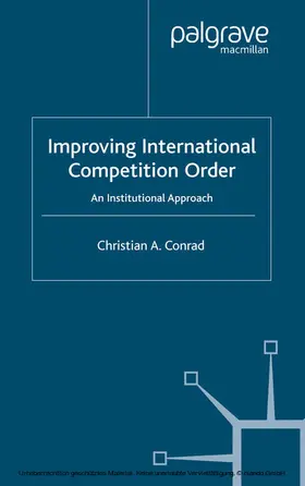Conrad |  Improving International Competition Order | eBook | Sack Fachmedien
