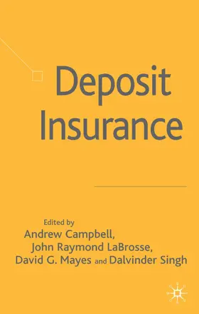 Campbell / Brosse / Mayes |  Deposit Insurance | Buch |  Sack Fachmedien