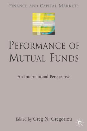 Gregoriou |  Performance of Mutual Funds | Buch |  Sack Fachmedien