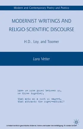 Vetter |  Modernist Writings and Religio-scientific Discourse | eBook | Sack Fachmedien