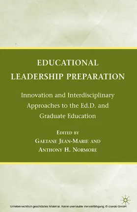 Jean-Marie / Normore |  Educational Leadership Preparation | eBook | Sack Fachmedien