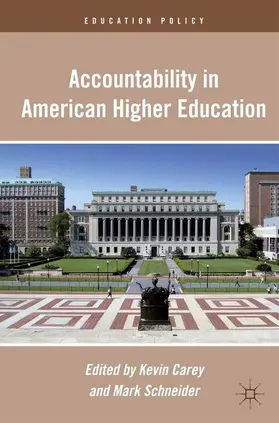Carey / Schneider | Accountability in American Higher Education | E-Book | www.sack.de