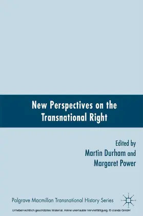 Durham / Power |  New Perspectives on the Transnational Right | eBook | Sack Fachmedien