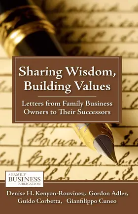 Kenyon-Rouvinez / Adler / Corbetta |  Sharing Wisdom, Building Values | eBook | Sack Fachmedien