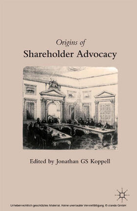 Koppell | Origins of Shareholder Advocacy | E-Book | sack.de
