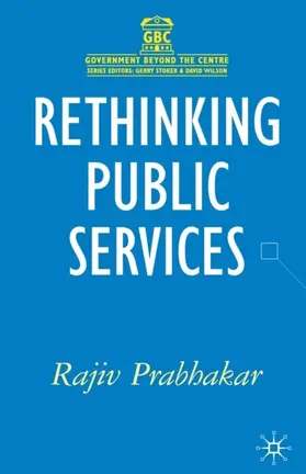 Prabhakar |  Rethinking Public Services | eBook | Sack Fachmedien