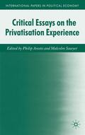 Sawyer |  Critical Essays on the Privatisation Experience | Buch |  Sack Fachmedien