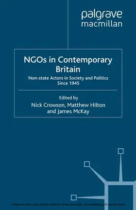 Crowson / Hilton / McKay |  NGOs in Contemporary Britain | eBook | Sack Fachmedien