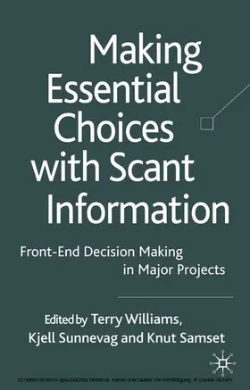 Williams / Samset / Sunnevåg |  Making Essential Choices with Scant Information | eBook | Sack Fachmedien