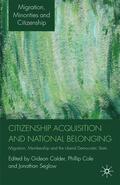 Calder / Cole / Seglow |  Citizenship Acquisition and National Belonging | eBook | Sack Fachmedien