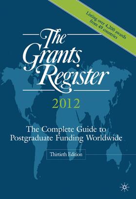 Ltd | The Grants Register 2012 | Buch | sack.de