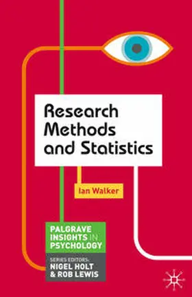 Walker |  Research Methods and Statistics | Buch |  Sack Fachmedien