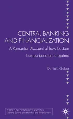 Gabor |  Central Banking and Financialization | Buch |  Sack Fachmedien